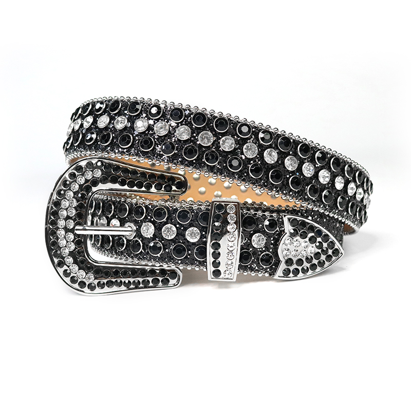 Western Luxury Strap Belts Crystal Studded Cowgirl Cowboy Bling Pin Buckle Rhinestones Belt For Women Men, Black
Western Luxury Strap Belts Crystal Studded Cowgirl Cowboy Bling Pin Buckle Rhinestones Belt For Women Men, Black
