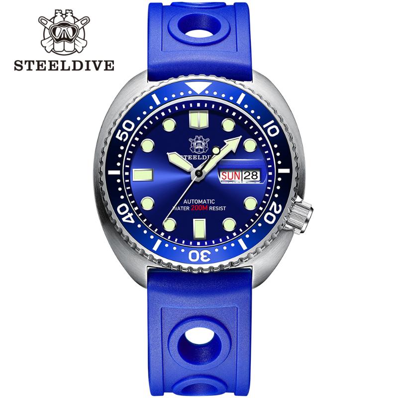 Wristwatches STEELDIVE Official Dive Watch Abalone SD1972 Japan NH36 Automatic Mechanical Dual Calendar Men's Luxury Waterproof Wristwatch, Slivery;brown
Wristwatches STEELDIVE Official Dive Watch Abalone SD1972 Japan NH36 Automatic Mechanical Dual Calendar Men's Luxury Waterproof Wristwatch, Slivery;brown