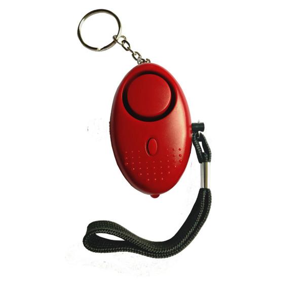 DHL 130db Egg Shape Self Defense Alarm Girl Women Security Protect Alert Personal Safety Scream Loud Keychain Alarms Gift