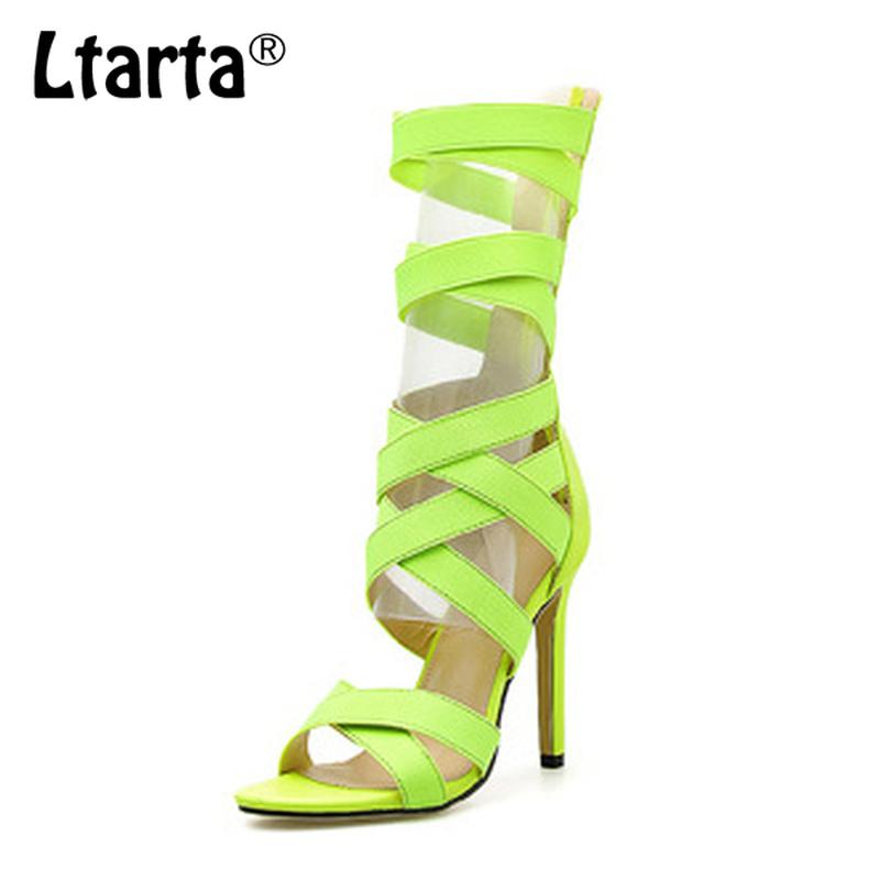 Sandals LTARTA 2021 Summer Sexy Elastic Band Cross Cutout Roman High Heels Stiletto Heel Zipper Large Size Female 43 ZL, Black
Sandals LTARTA 2021 Summer Sexy Elastic Band Cross Cutout Roman High Heels Stiletto Heel Zipper Large Size Female 43 ZL, Black