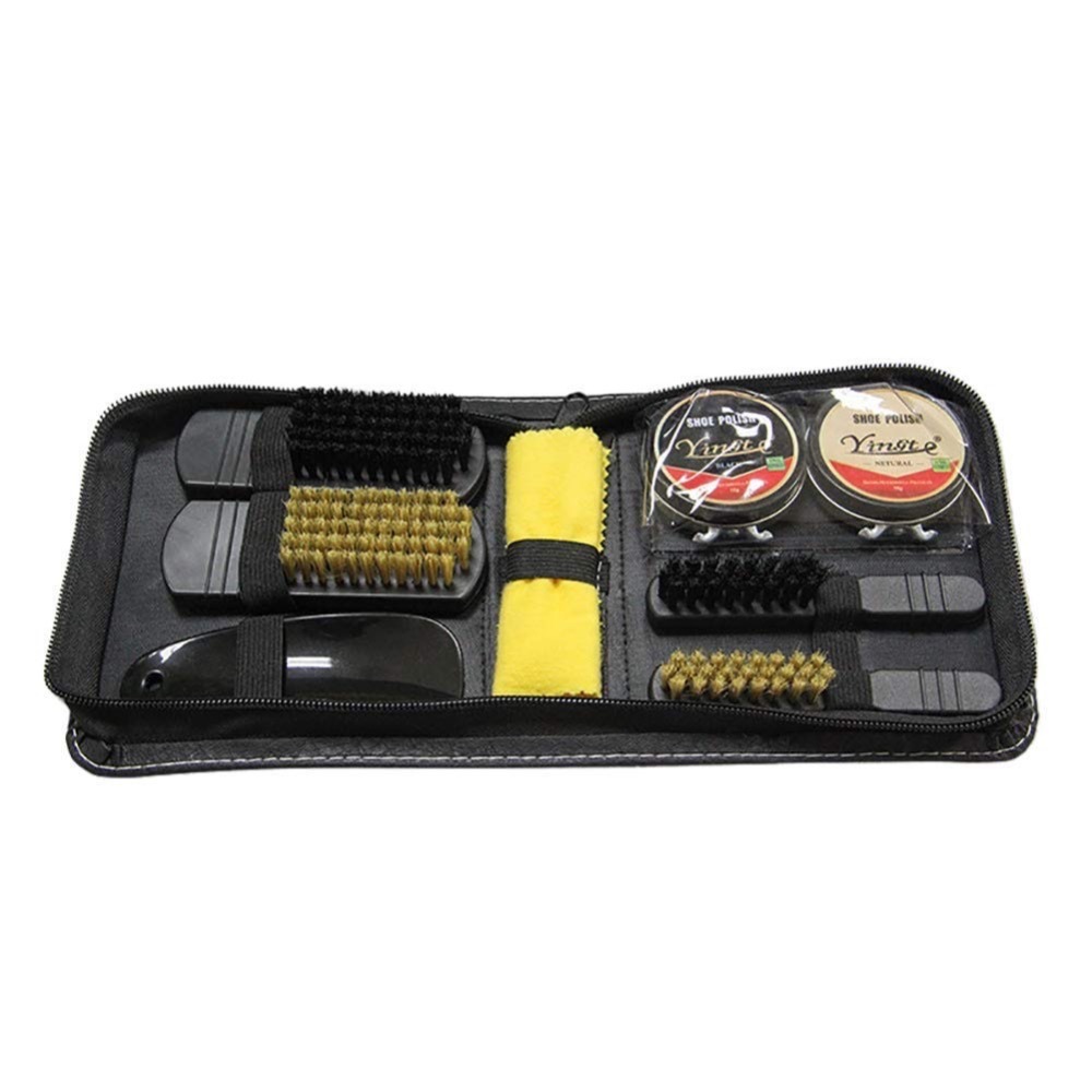 Portable Neutral Polish Brush Set Professional Shoe Care Tool Practical Shoes Shining Boots Cleaning Kit Brushes 210418
Portable Neutral Polish Brush Set Professional Shoe Care Tool Practical Shoes Shining Boots Cleaning Kit Brushes 210418