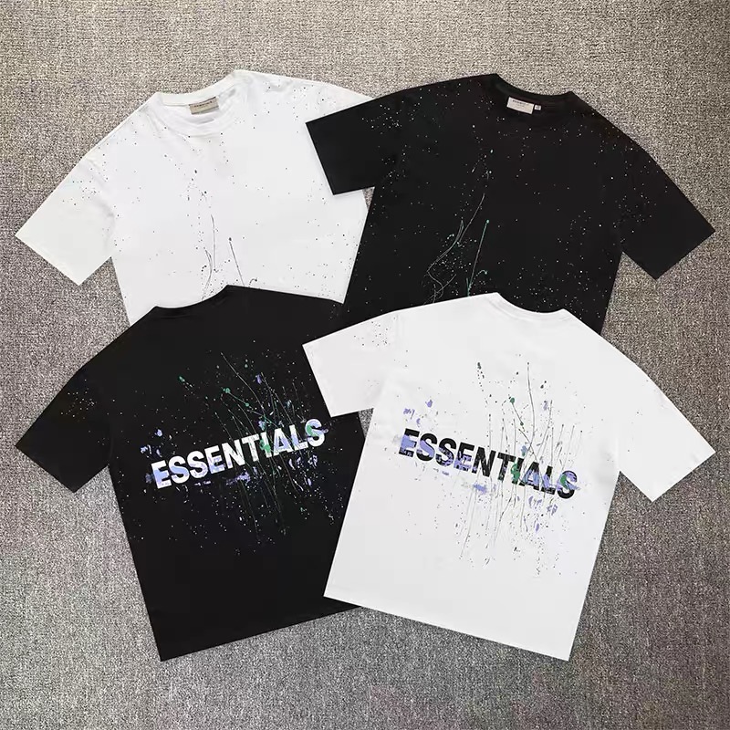 Essential mens T shirt fear of god Hip hop High Street Short Sleeve tshirt Paint splashing ink polos top tees men and women Couples fog loos, White;black
Essential mens T shirt fear of god Hip hop High Street Short Sleeve tshirt Paint splashing ink polos top tees men and women Couples fog loos, White;black