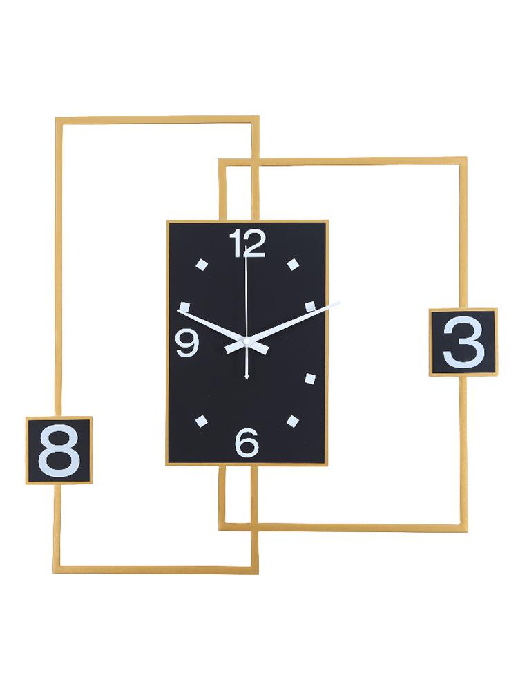 Creative Simple Wall Clock Modern Design Large Living Room Black Gold Kitchen Horloge Murale Home Decoration Clocks