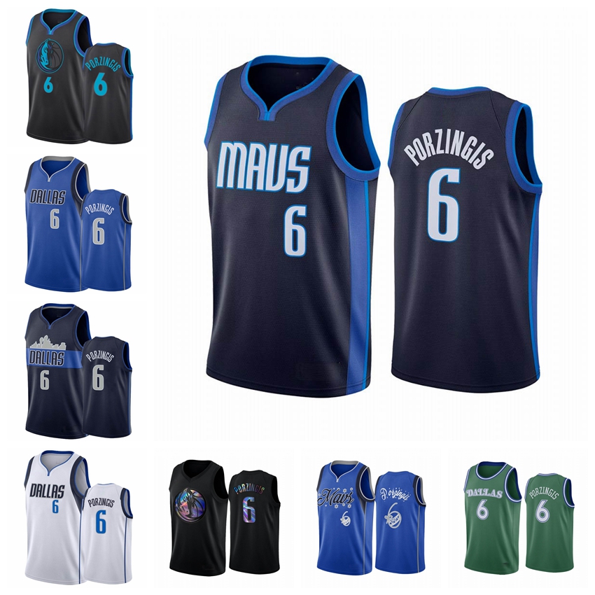 DallasMavericksMEN 2020-21 Kristaps Porzingis Earned Navy #6 Basketball Jersey, Black
DallasMavericksMEN 2020-21 Kristaps Porzingis Earned Navy #6 Basketball Jersey, Black