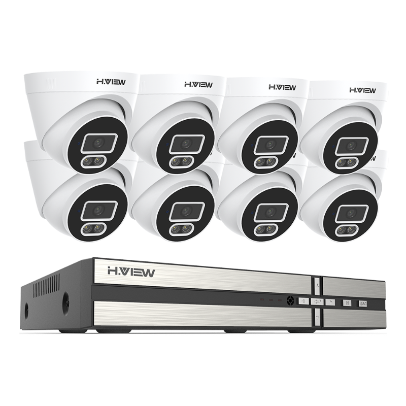 Wireless Camera Kits H.View 8Ch 5Mp Video Surveillance Kit Home Cctv Security Cameras System Ai Face Detection Audio Dome Ip Poe Nvr Set
Wireless Camera Kits H.View 8Ch 5Mp Video Surveillance Kit Home Cctv Security Cameras System Ai Face Detection Audio Dome Ip Poe Nvr Set