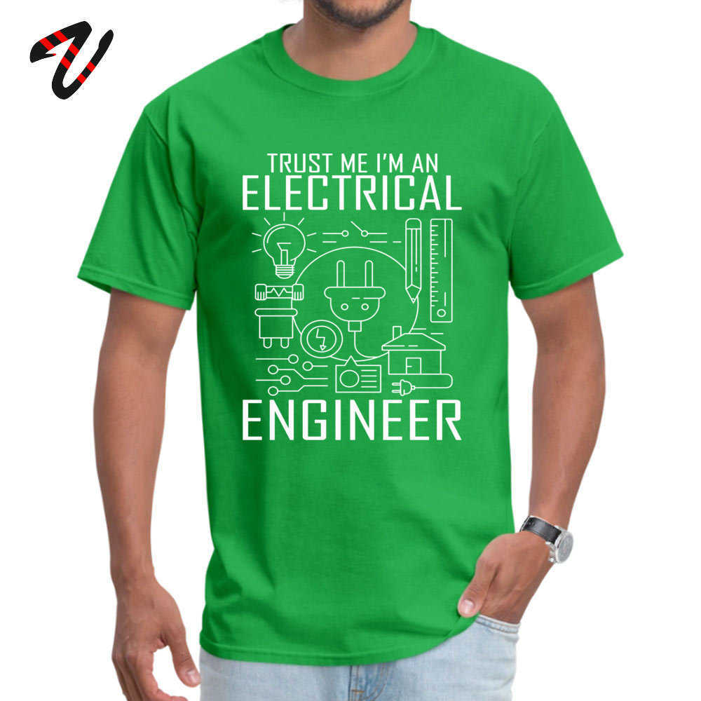 T-shirt 100% Cotton Men Tops T Shirt Trust Me I Am an Engineer Geek Quote Tees High Street Black White Tshirt Funny 210629