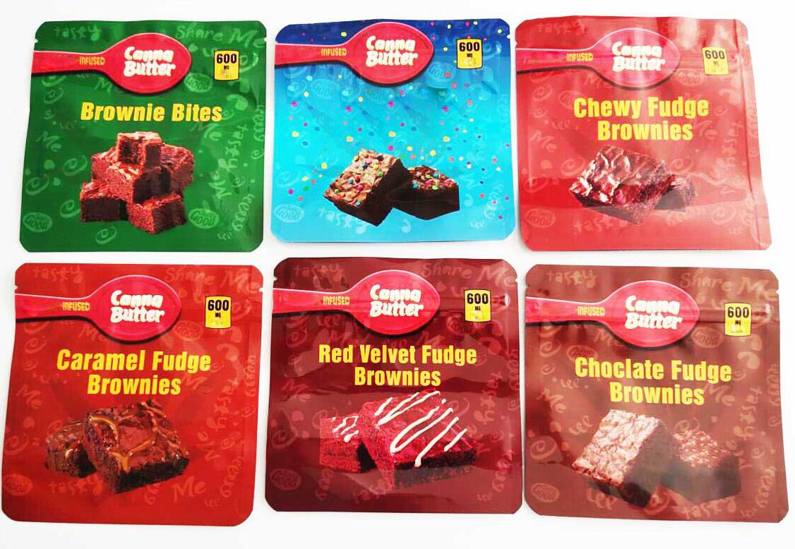 plastic packaging bag 600mg Canna butter choclate fudge brownies bites bags edibles mylar
plastic packaging bag 600mg Canna butter choclate fudge brownies bites bags edibles mylar
