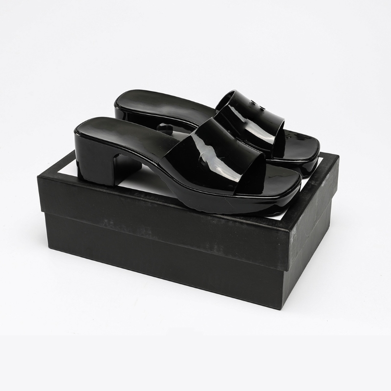 Women Slippers High Heels Rubber Slide Sandal Black White Yellow Red Blue Pink Green Platform Slipper Chunky 2.4 Heel height Shoes
Women Slippers High Heels Rubber Slide Sandal Black White Yellow Red Blue Pink Green Platform Slipper Chunky 2.4 Heel height Shoes