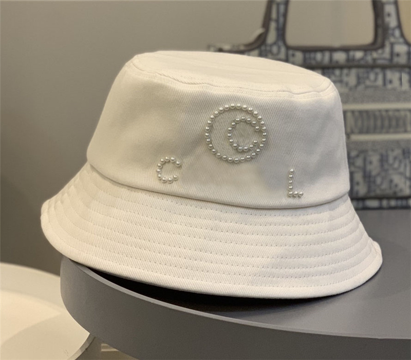 Designer Bucket Hat Handmade Pearl Fahion Womens Mens Bucket Hat Classic Logo Casquette Designer Cap Baseball Caps, Blue;gray
Designer Bucket Hat Handmade Pearl Fahion Womens Mens Bucket Hat Classic Logo Casquette Designer Cap Baseball Caps, Blue;gray
