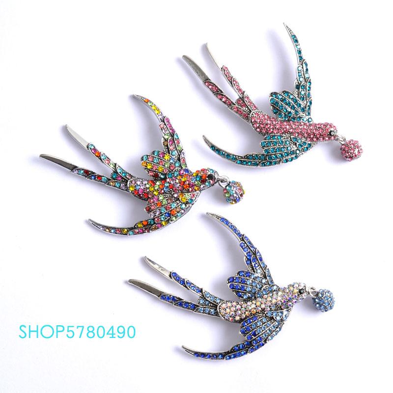 Pins, Brooches Cute Swallow Brooch For Women Trendy Alloy Bird Rhinestone Corsage Pin Daily Causual Accessories Lady Fashion Jewelry
Pins, Brooches Cute Swallow Brooch For Women Trendy Alloy Bird Rhinestone Corsage Pin Daily Causual Accessories Lady Fashion Jewelry