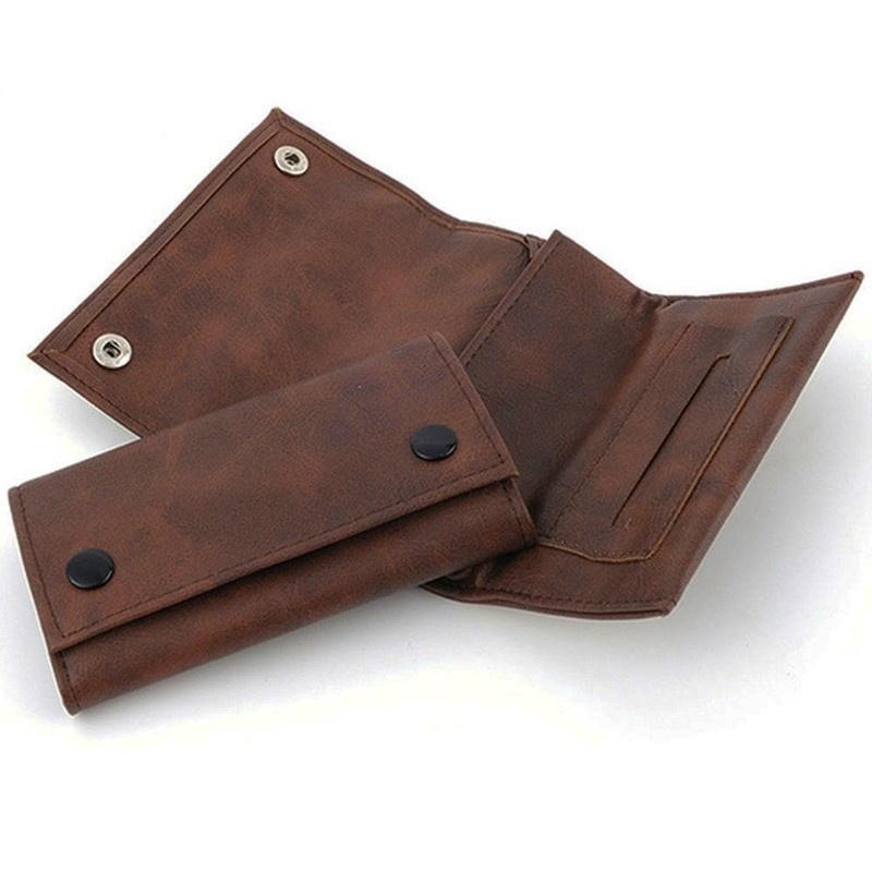 Wallets Leather Pouch High Quality Grade Tobacco Case Bag Cigarette Smoking Accessories Perfect Gift, Black
Wallets Leather Pouch High Quality Grade Tobacco Case Bag Cigarette Smoking Accessories Perfect Gift, Black