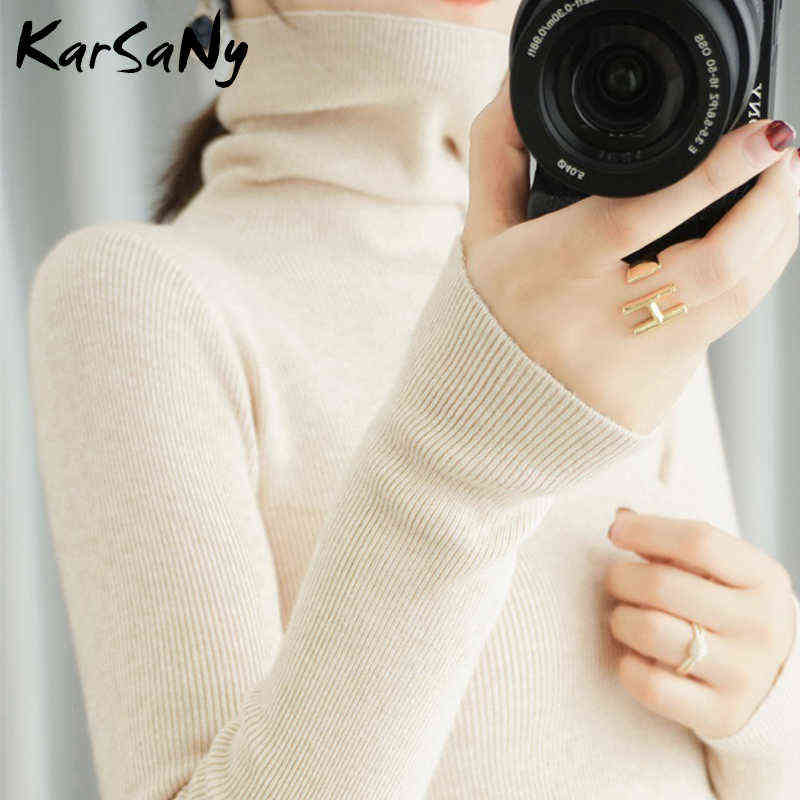 Women's Sweater Winter Clothes Women Black Turtleneck Sweaters Winter Warm Women's Turtlenecks Pullover Sweater Autumn Pull 211109