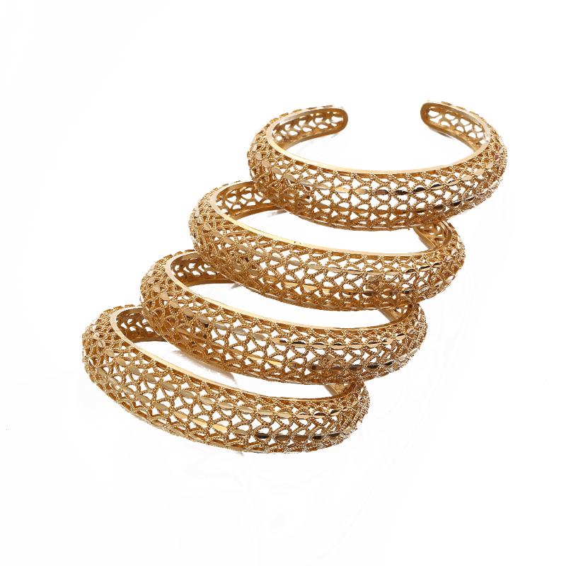 Bangle Gold Net Heart Ethiopian Dubai African Bride Openable 4pcs 16mm Bangles For Women Ramadan Ethnic Wedding Jewelry
Bangle Gold Net Heart Ethiopian Dubai African Bride Openable 4pcs 16mm Bangles For Women Ramadan Ethnic Wedding Jewelry