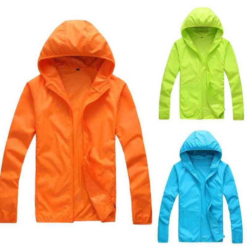 Women Men Rain Jacket Summer Long Sleeve Hooded Windproof Sun-Protection Coat Fishing Jacket Ourdoor Casual Windbreaker Raincoat H1224, Lake blue
Women Men Rain Jacket Summer Long Sleeve Hooded Windproof Sun-Protection Coat Fishing Jacket Ourdoor Casual Windbreaker Raincoat H1224, Lake blue
