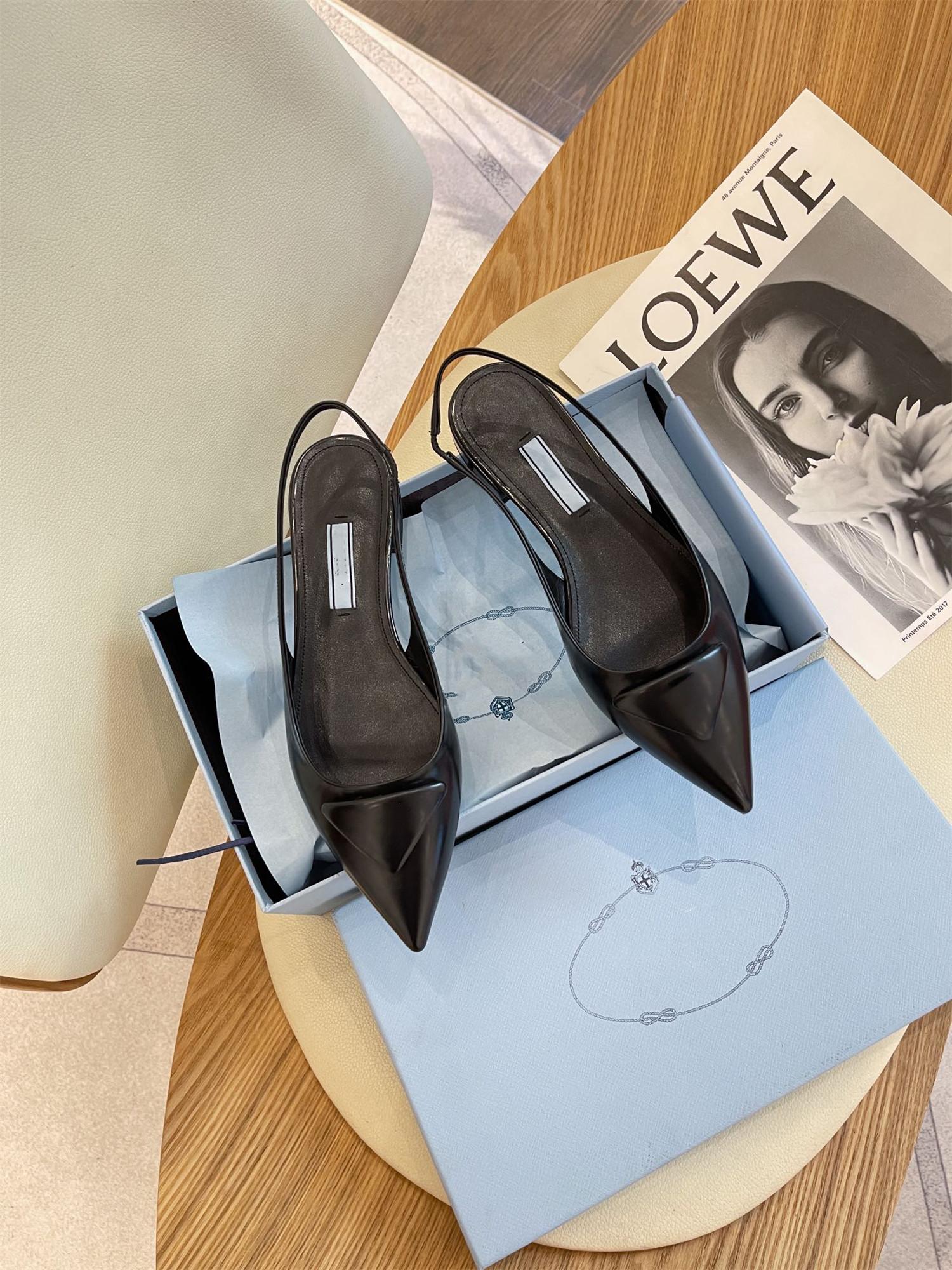 Original Models P-da Luxury Designer Brand Pointed Sandals 2021 Latest Fashion Womens Genuine Leather Shallow Mouth High Heels Sandal Dress, Black
Original Models P-da Luxury Designer Brand Pointed Sandals 2021 Latest Fashion Womens Genuine Leather Shallow Mouth High Heels Sandal Dress, Black