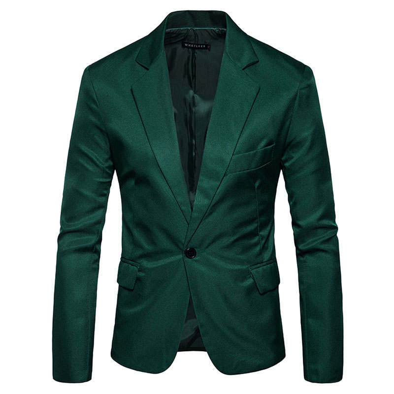 Cotton Men Suits Business Casual tuxedos Slim Fit Groom Party Coat Tailored Performance Host Work Wear Wedding Suit