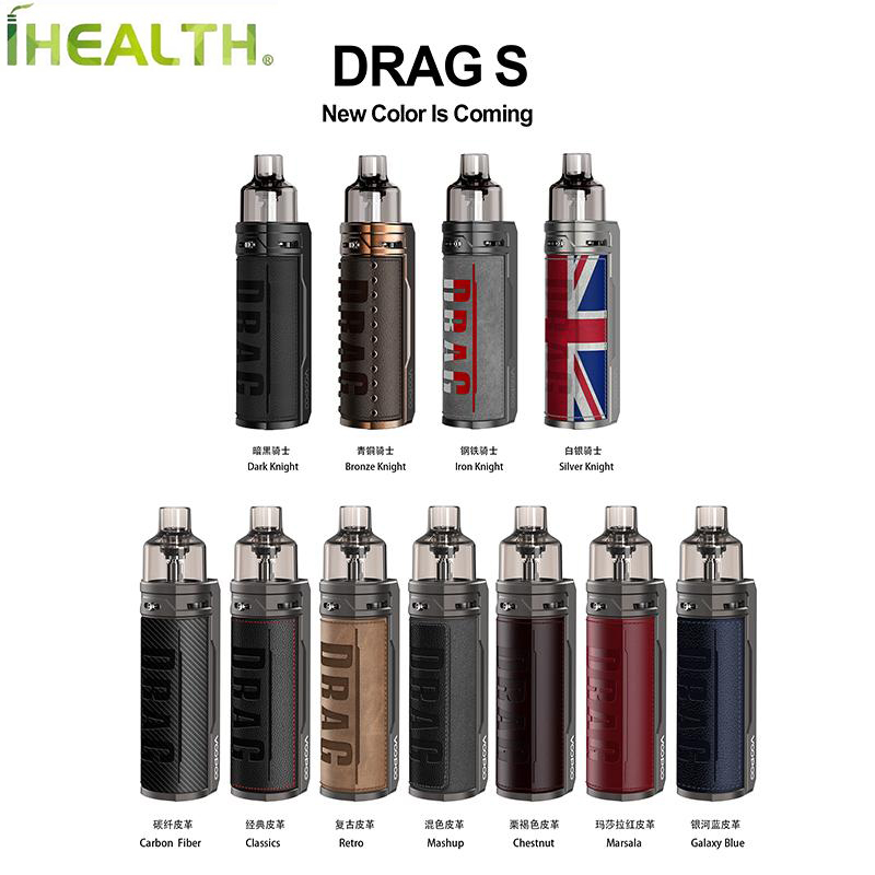 Original VOOPOO Drag S Box Kit 2500mAh built-in battery 4.5ml Drag S pod cartridge Compatible with all PnP coils, Multi
Original VOOPOO Drag S Box Kit 2500mAh built-in battery 4.5ml Drag S pod cartridge Compatible with all PnP coils, Multi