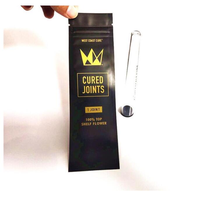 Wholesale West Coast Cure Pre roll joint package bags for 3PCS 1PCS CURED JOINTS BAG with PLASTIC TUBES Packaging smell proof resealable zip
Wholesale West Coast Cure Pre roll joint package bags for 3PCS 1PCS CURED JOINTS BAG with PLASTIC TUBES Packaging smell proof resealable zip