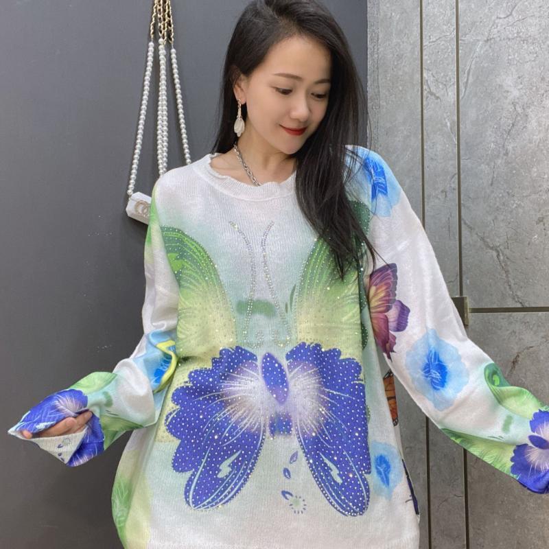 Women's Sweaters Autumn Big Size Loose Cartoon Sweater Winter O-Neck Sequins Anime Jumper Long Sleeve Casual Knitted Wear, White
Women's Sweaters Autumn Big Size Loose Cartoon Sweater Winter O-Neck Sequins Anime Jumper Long Sleeve Casual Knitted Wear, White