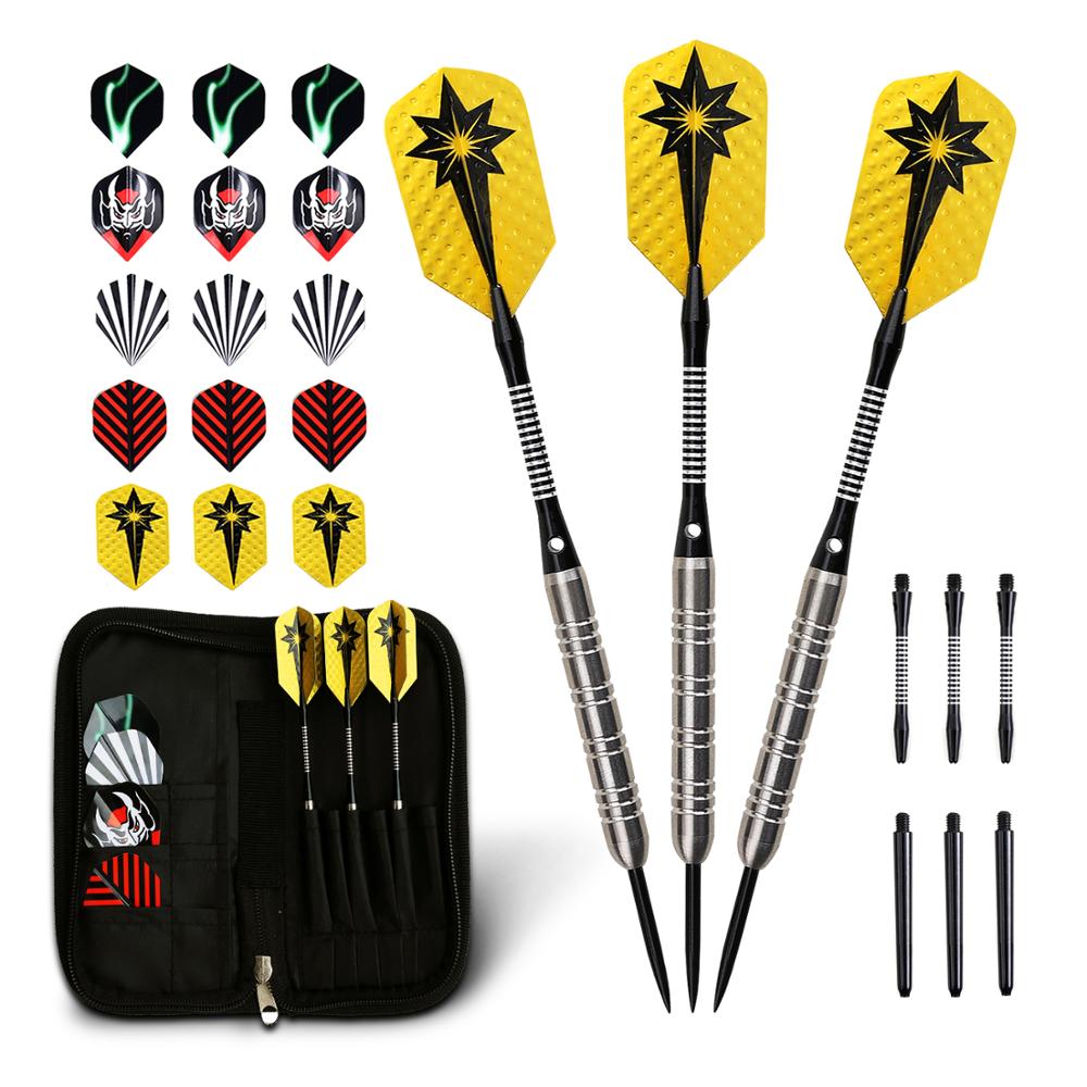 MAX Professional Darts Set 80% Tungsten Steel Tip 22/24 Grams With Case pointed Aluminum alloy от DHgate WW