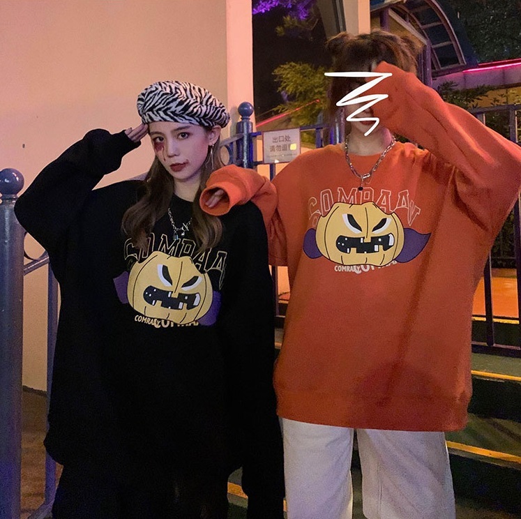 2 colors autumn winter korean style o neck Women Sweatshirts Long Sleeve cartoon thick Sweatshirt Womens pullovers (X1666) 210423