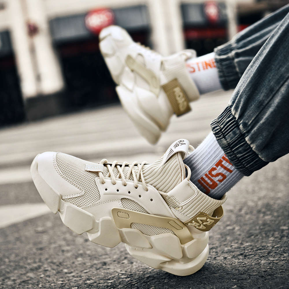 Designer high-top men's height-increasing shoes fashion casual autumn new XL white sports shock-absorbing tennis, White shoes men
Designer high-top men's height-increasing shoes fashion casual autumn new XL white sports shock-absorbing tennis, White shoes men