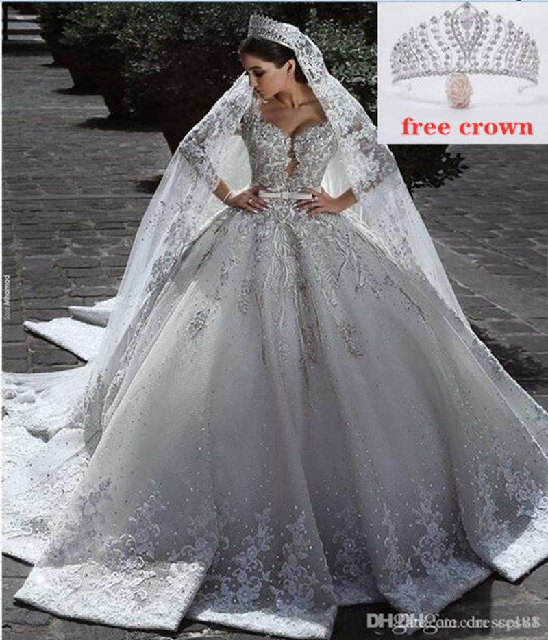 2021 Vestidos De Novia Vintage Luxury Ball Gown Long Sleeve Lace Dresses African Plus Size muslim wedding dress Beads Zuhair Murad Bridal Gowns, Custom made from color chart
2021 Vestidos De Novia Vintage Luxury Ball Gown Long Sleeve Lace Dresses African Plus Size muslim wedding dress Beads Zuhair Murad Bridal Gowns, Custom made from color chart