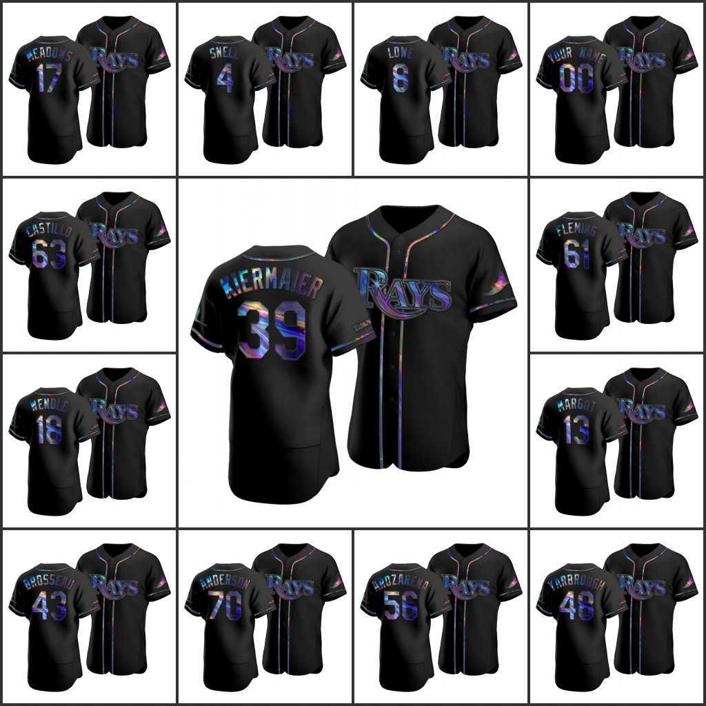 Men TampaBay Rays #39 Kevin Kiermaier 56 Randy Arozarena 4 Blake Snell Women Youth Custom Iridescent Holographic Limited Authentic Jersey
Men TampaBay Rays #39 Kevin Kiermaier 56 Randy Arozarena 4 Blake Snell Women Youth Custom Iridescent Holographic Limited Authentic Jersey