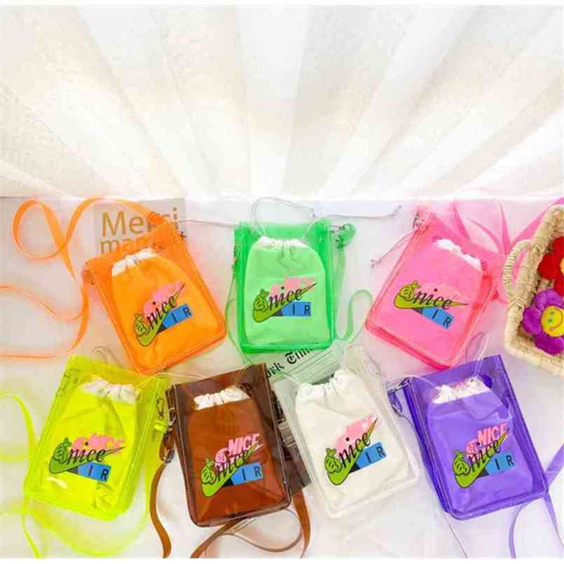Summer Transparent Letter Printed Children's Bag Candy Color Parent-Child Mobile Phone Messenger Bags Kids PVC One Shoulder Purse Totes G50BXP4, Mix design or list
Summer Transparent Letter Printed Children's Bag Candy Color Parent-Child Mobile Phone Messenger Bags Kids PVC One Shoulder Purse Totes G50BXP4, Mix design or list