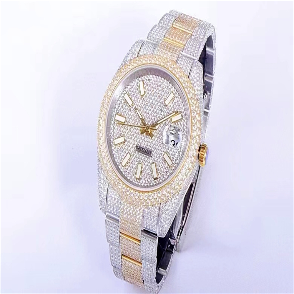 Men's watch luxury watchs fashion watchss automatic mechanical movement fine steel diamond inlaid high-quality glass mirror high-qualit, Slivery;brown
Men's watch luxury watchs fashion watchss automatic mechanical movement fine steel diamond inlaid high-quality glass mirror high-qualit, Slivery;brown