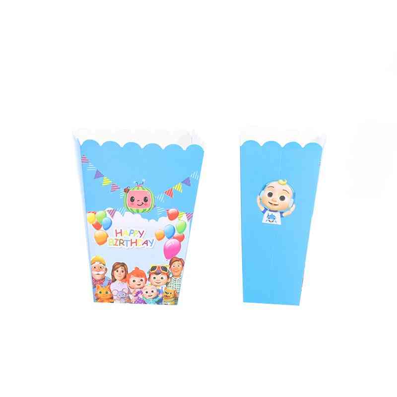 14*9*6cm Theme Box Kids Boys Girl Cocomelon Birthday Supplies For Family Christmas Party Popcorn Boxes
14*9*6cm Theme Box Kids Boys Girl Cocomelon Birthday Supplies For Family Christmas Party Popcorn Boxes