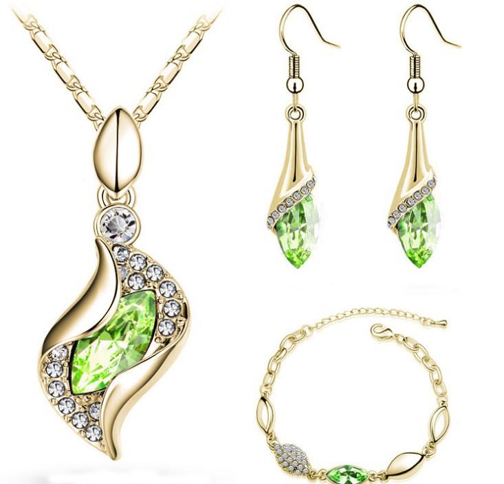 Earrings & Necklace Women's Fashion Accessory Set Alloy Crystal Water Droplet Pendant, As pic
Earrings & Necklace Women's Fashion Accessory Set Alloy Crystal Water Droplet Pendant, As pic