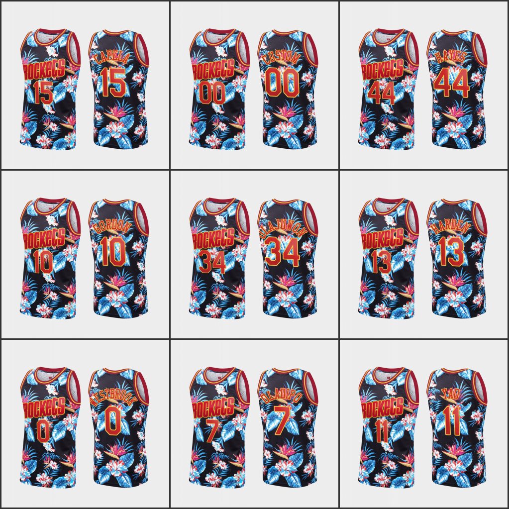 HoustonRocketsMen Victor Oladipo Elvin Hayes Hakeem Olajuwon Yao Ming Eric Gordon Custom Floral Fashion HardwoodClassics J, Black
HoustonRocketsMen Victor Oladipo Elvin Hayes Hakeem Olajuwon Yao Ming Eric Gordon Custom Floral Fashion HardwoodClassics J, Black