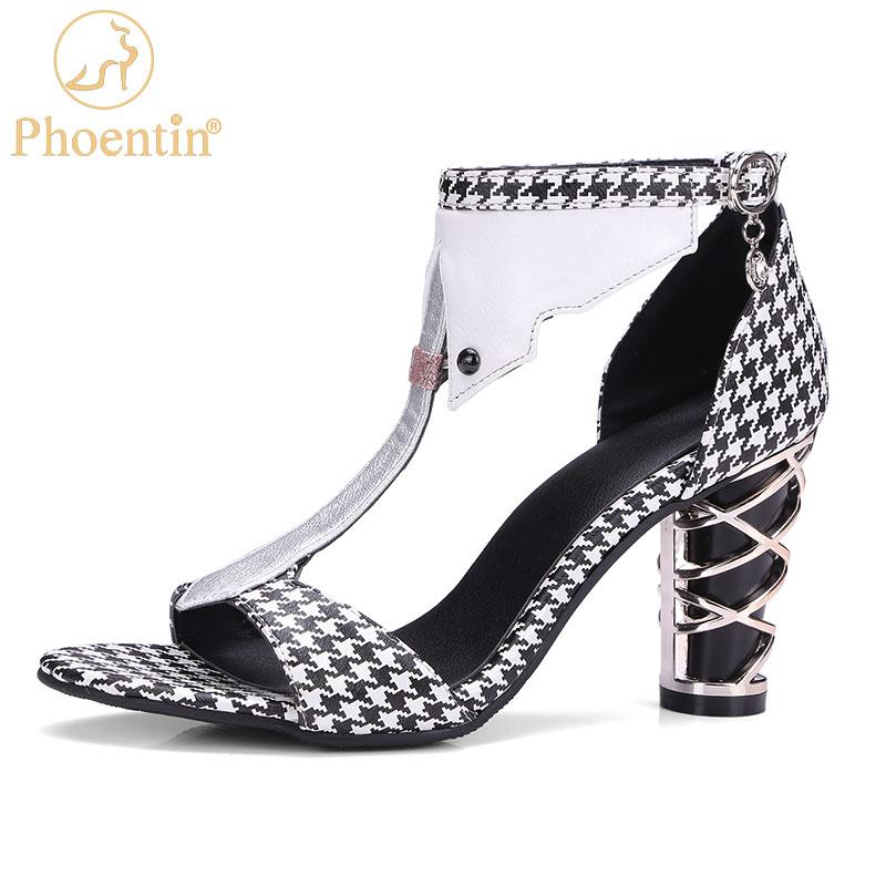 Phoentin Designer Retro Sandals Women's High Heels PU Leather T-Strap Party Summer Shoes Big Size 34-48 FT1432 Dress, Black
Phoentin Designer Retro Sandals Women's High Heels PU Leather T-Strap Party Summer Shoes Big Size 34-48 FT1432 Dress, Black
