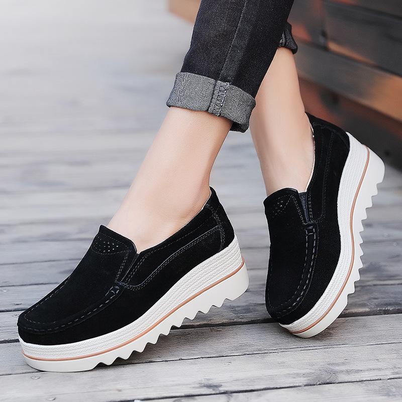 Women's Faux Suede Slip-on Wedge Heels Loafers Platform Moccasin Plus Size Shoes C9 Dress, Khaki
Women's Faux Suede Slip-on Wedge Heels Loafers Platform Moccasin Plus Size Shoes C9 Dress, Khaki