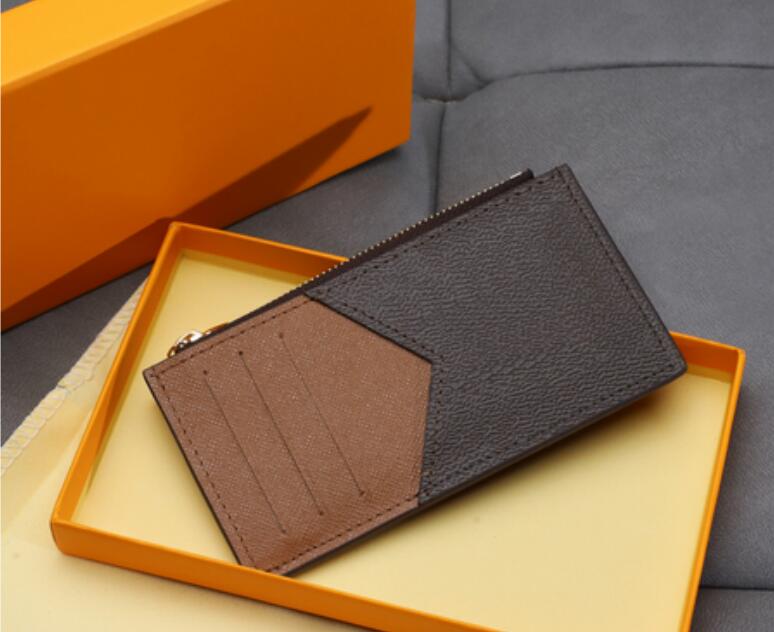 2021 Designer Mens Or Womens Credit Card Holder Famous Brand Wallet Zipper Cards Holders Real Leather Coin Bag Top Quality, Brown flowers
2021 Designer Mens Or Womens Credit Card Holder Famous Brand Wallet Zipper Cards Holders Real Leather Coin Bag Top Quality, Brown flowers