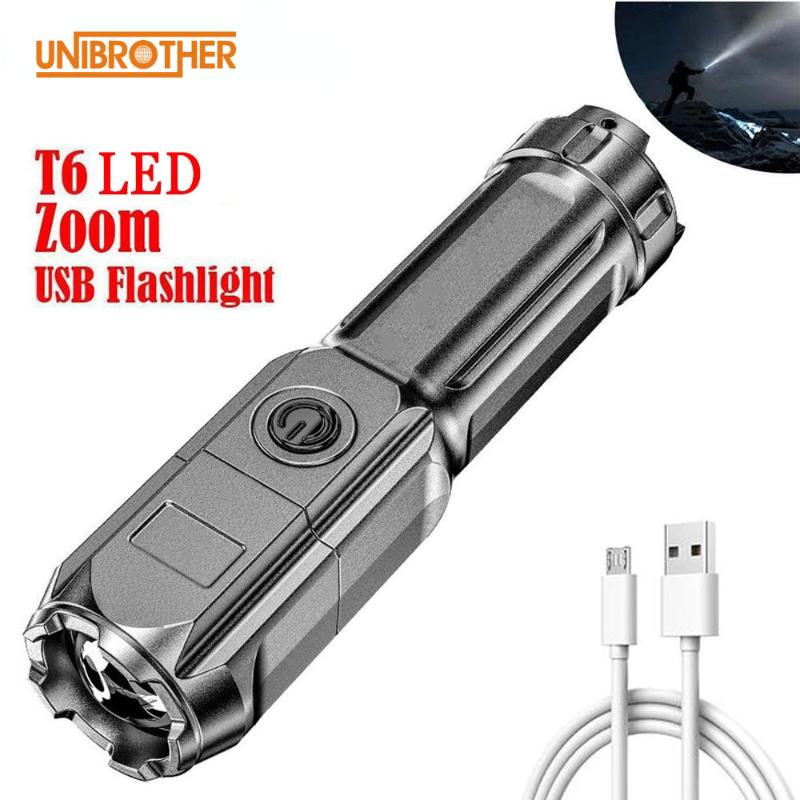 Flashlights Torches Outdoor ABS Strong Light Portable T6 LED Zoom Rechargeable Xhp90 100000 Lumen
Flashlights Torches Outdoor ABS Strong Light Portable T6 LED Zoom Rechargeable Xhp90 100000 Lumen