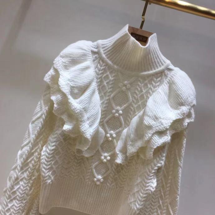 Women' Sweaters ZK0191 Fashion 2021 Runway Luxury European Design Party Style Clothing, As pic
Women' Sweaters ZK0191 Fashion 2021 Runway Luxury European Design Party Style Clothing, As pic