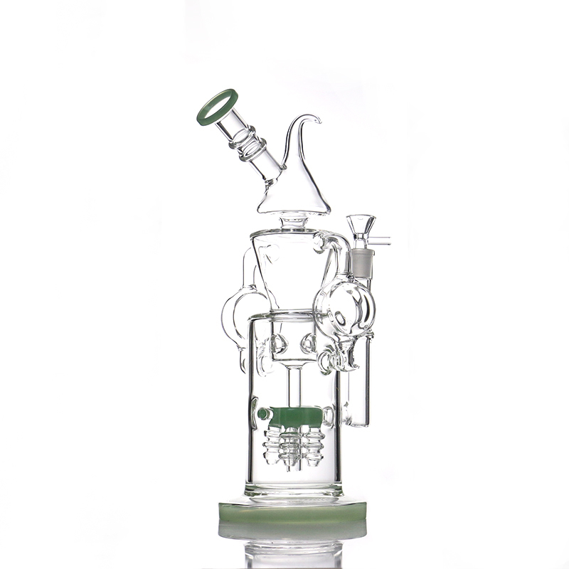 13 inches Large Recycler Bong Dab Rigs Big Glass bongs Water Pipes Thick Water Pipes Tobacco Hookahs With 14mm Bowl
13 inches Large Recycler Bong Dab Rigs Big Glass bongs Water Pipes Thick Water Pipes Tobacco Hookahs With 14mm Bowl