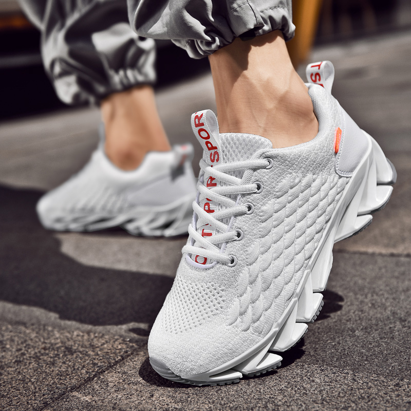 Light Men Running Shoes Flying Woven Fish Scale Blade Sports Casual Shoes Outdoor Breathable Comfortable Sneakers Made In ChinaF6 Black white
Light Men Running Shoes Flying Woven Fish Scale Blade Sports Casual Shoes Outdoor Breathable Comfortable Sneakers Made In ChinaF6 Black white