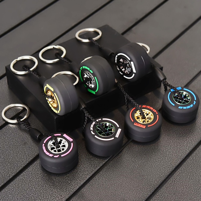 Cross-border soft rubber small tire keychain, personalized double-sided LOGO with wheels accessories gifts Pendant material metal, Silver
Cross-border soft rubber small tire keychain, personalized double-sided LOGO with wheels accessories gifts Pendant material metal, Silver