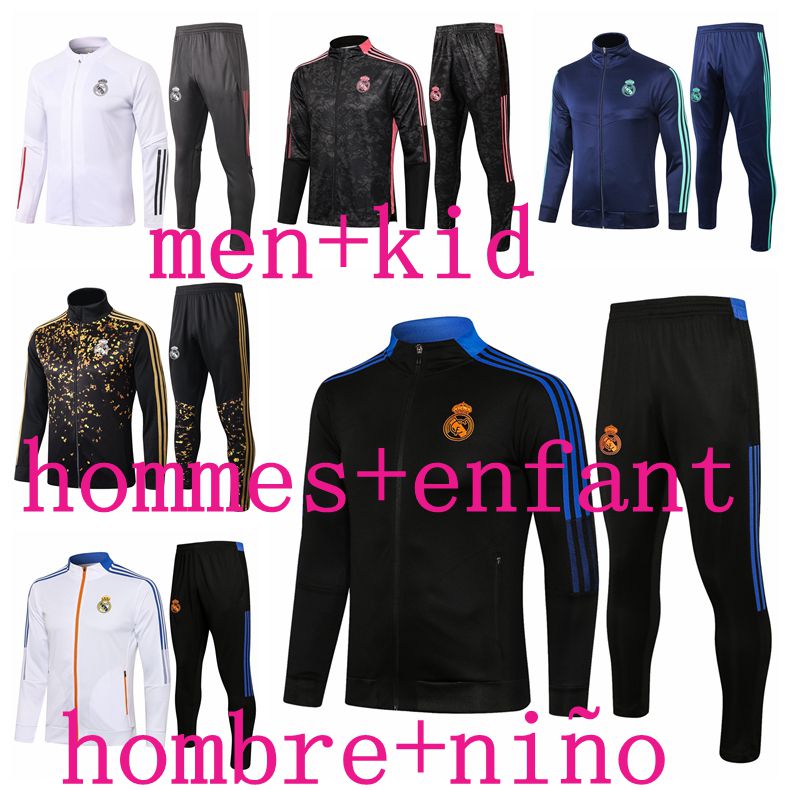 2122 survêtement veste de Real Madrid tracksuit Jackets Youth football training suits kit chandal futbol MBAPPE BENZEMA jacket niño chaqueta de futbol, Gray
2122 survêtement veste de Real Madrid tracksuit Jackets Youth football training suits kit chandal futbol MBAPPE BENZEMA jacket niño chaqueta de futbol, Gray