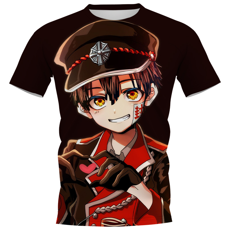 CLOOCL Cartoons Toilet-bound Hanako-kun 3D Printed T-shirts Mens Casual Clothes Slim Short Sleeve Street Style T Shirts Teens Tops, #1
CLOOCL Cartoons Toilet-bound Hanako-kun 3D Printed T-shirts Mens Casual Clothes Slim Short Sleeve Street Style T Shirts Teens Tops, #1