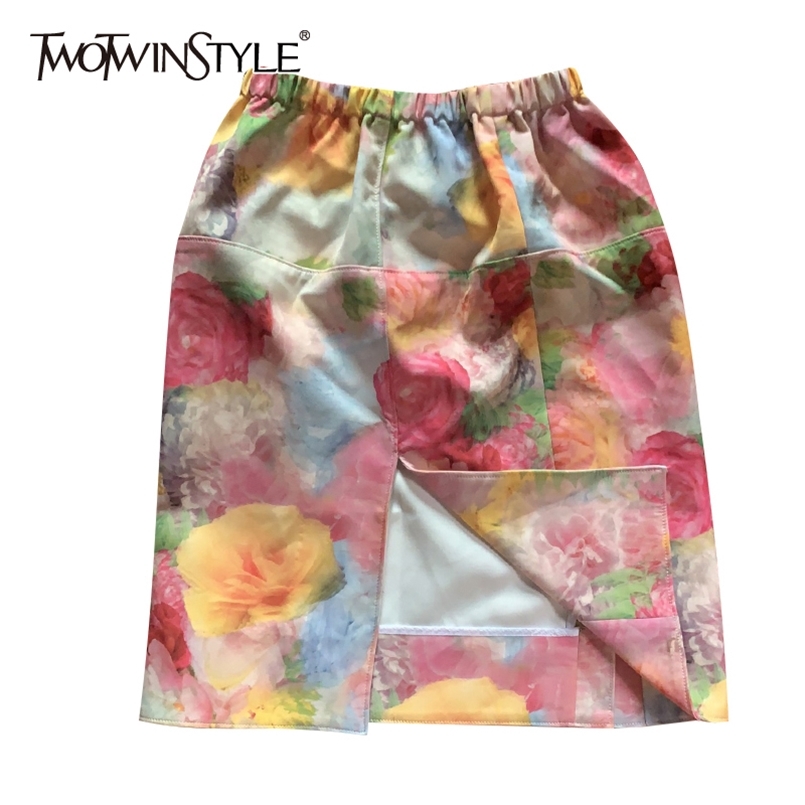 Casual Print Women Skirt High Waist Side Split Hit Color Mini Elegant Skirts For Female Fashion Spring Clothes 210521, As picture
Casual Print Women Skirt High Waist Side Split Hit Color Mini Elegant Skirts For Female Fashion Spring Clothes 210521, As picture