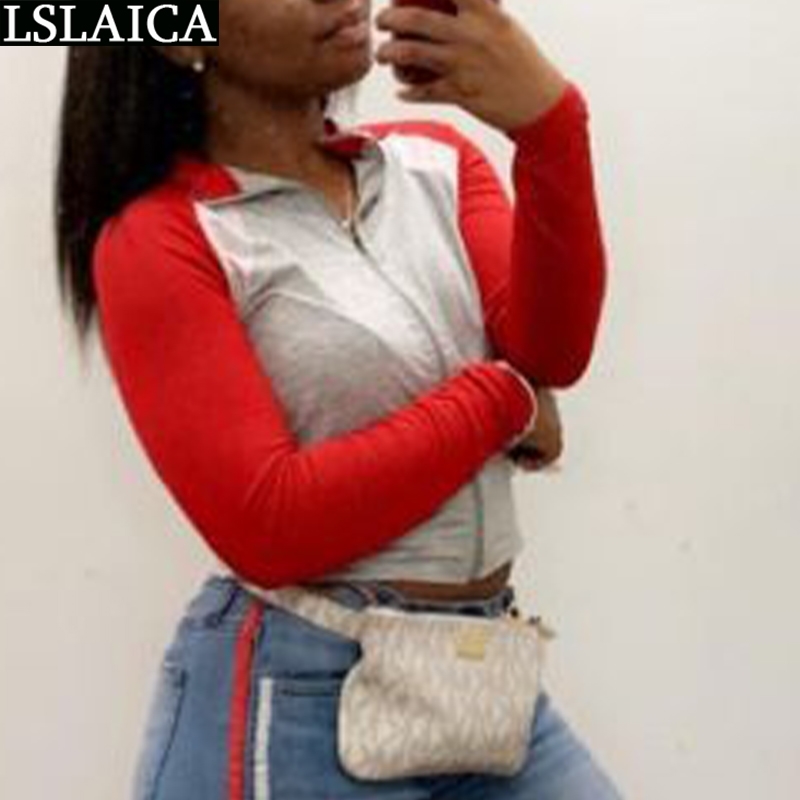 Short Outfit Woman Jacket Fashion Color Matching Straight Sleeve Coat Women Streetwear Casual All Match Sports Femme Veste 210520, Red
Short Outfit Woman Jacket Fashion Color Matching Straight Sleeve Coat Women Streetwear Casual All Match Sports Femme Veste 210520, Red