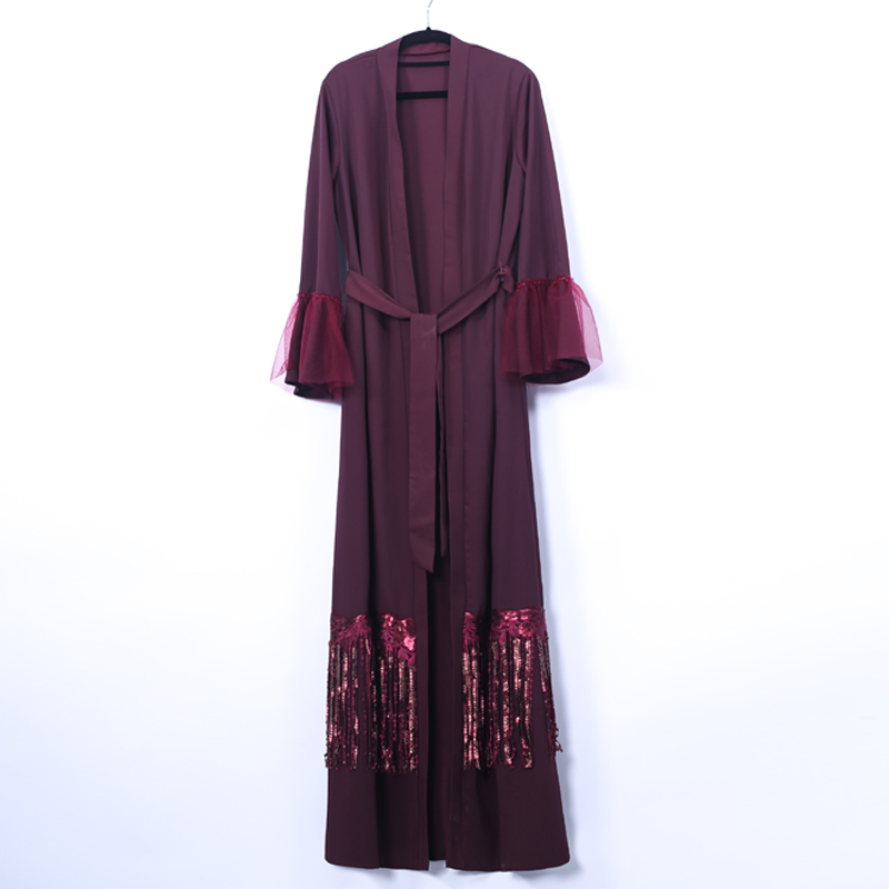Sequin Tassel Open Abaya Kimono Dubai Hijab Muslim Dress Turkey Kaftan Abayas Women Caftan Islamic Clothing Robe Femme Cardigan
Sequin Tassel Open Abaya Kimono Dubai Hijab Muslim Dress Turkey Kaftan Abayas Women Caftan Islamic Clothing Robe Femme Cardigan