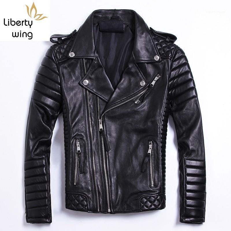 Men' Leather & Faux Luxury Black Plus Size Brand Classic Sheepskin Natural Jackets Mens Genuine Jacket Fashion Slim Moto Coats Male
Men' Leather & Faux Luxury Black Plus Size Brand Classic Sheepskin Natural Jackets Mens Genuine Jacket Fashion Slim Moto Coats Male