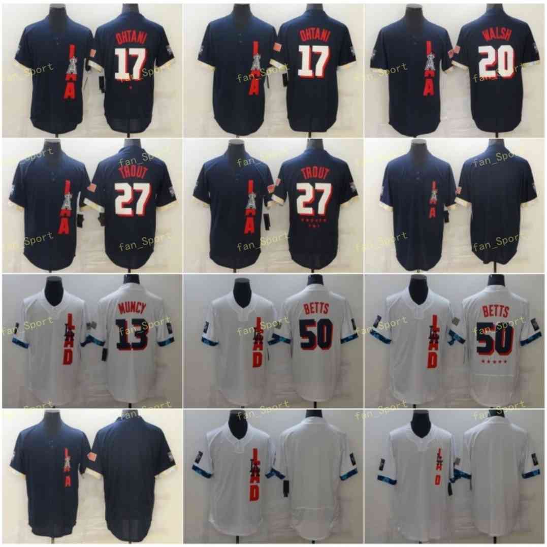 2021 All Star 17 Shohei Ohtani Baseball Jerseys 20 Walsh 27 Mike Trout 13 Max Muncy 50 Mookie Betts Cool Base Flexbase White Blue Stitched, Men
2021 All Star 17 Shohei Ohtani Baseball Jerseys 20 Walsh 27 Mike Trout 13 Max Muncy 50 Mookie Betts Cool Base Flexbase White Blue Stitched, Men