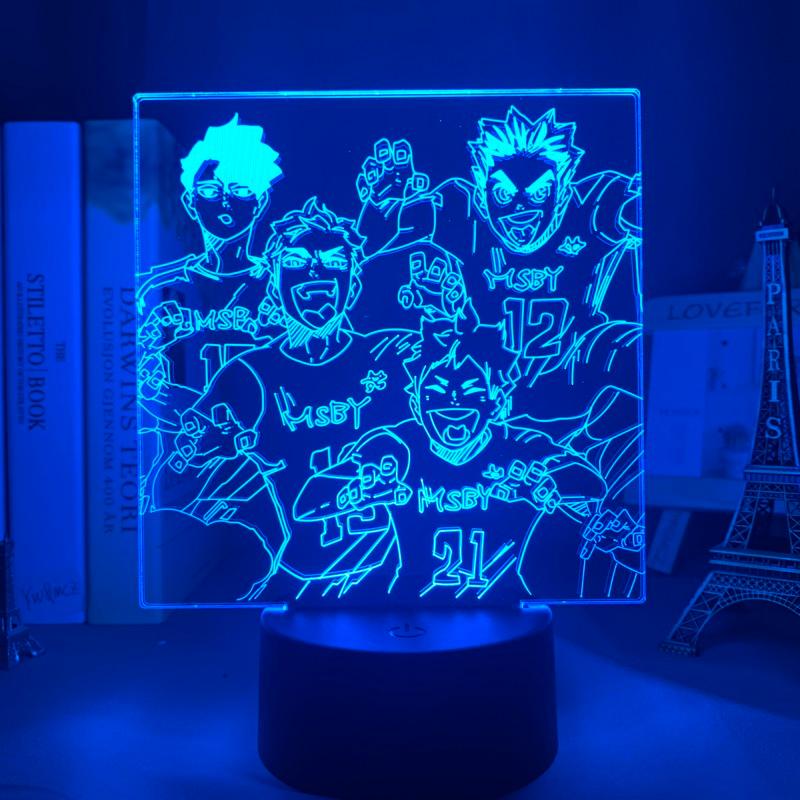 Night Lights 3D Lamp Anime Haikyuu Light For Kids ILight Bedroom Decor Birthday Gift Manga Gadget
Night Lights 3D Lamp Anime Haikyuu Light For Kids ILight Bedroom Decor Birthday Gift Manga Gadget