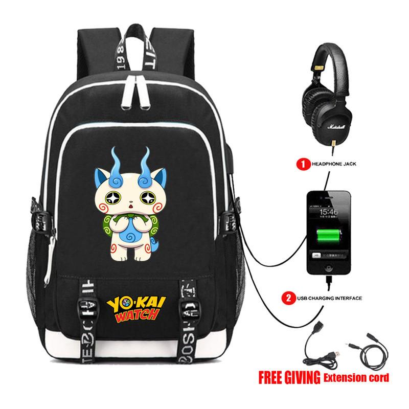 Backpack Yokai Watch Game Rucksack Bag W/ USB Fashion Port/ Headphone Interface Students Book Laptop, Style 2
Backpack Yokai Watch Game Rucksack Bag W/ USB Fashion Port/ Headphone Interface Students Book Laptop, Style 2